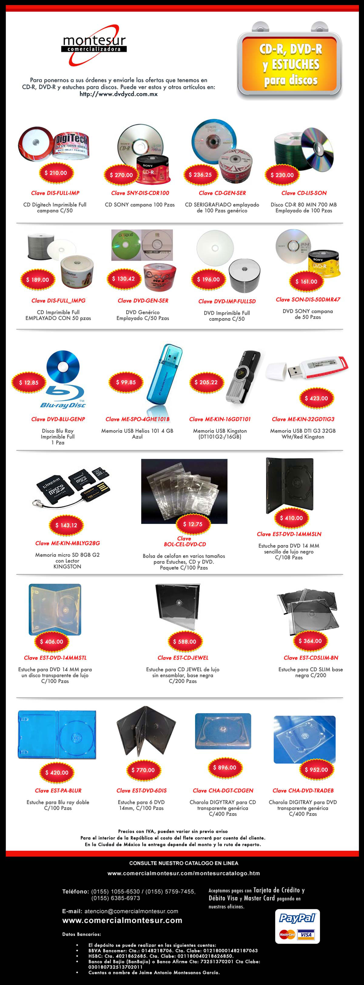 Ofertas de CDs y DVDs