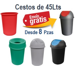 Bote de basura Sablon 45lts