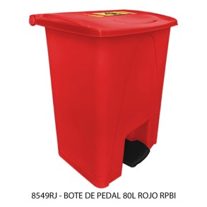 bote de basura 8549rj sablon con pedal